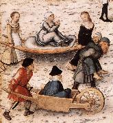 CRANACH, Lucas the Elder The Fountain of Youth (detail) sd USA oil painting reproduction